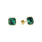 Hopeiset korvakorut Imperial II (Emerald) Swarovskin kristalleilla DS02A658 hinta ja tiedot | Korvakorut | hobbyhall.fi
