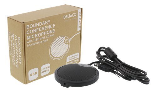 Yleismikrofoni Deltaco DELC-0002, musta hinta ja tiedot | Mikrofonit | hobbyhall.fi