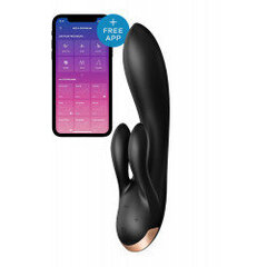 SATISFYER DOUBLE FLEX BLACK hinta ja tiedot | Vibraattorit | hobbyhall.fi