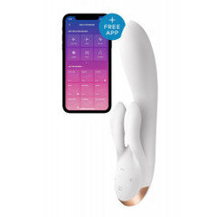 SATISFYER DOUBLE FLEX VALKOINEN hinta ja tiedot | Vibraattorit | hobbyhall.fi