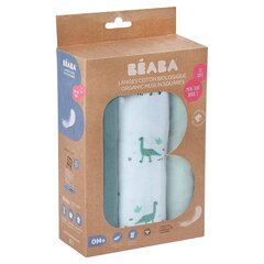 Beaba Jurassic -puuvillaharsosetti, 3 kpl hinta ja tiedot | Vauvan hoitoalustat ja tekstiilit | hobbyhall.fi
