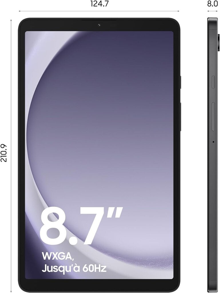 Samsung Galaxy Tab A9 WiFi 4/64GB Graphite SM-X110NZAAEUE hinta ja tiedot | Tabletit | hobbyhall.fi