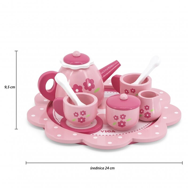 Viga tee- ja kahvisetti tarjottimella hinta ja tiedot | Vauvan lelut | hobbyhall.fi