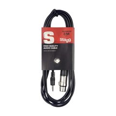 Stagg 3,5 mm XLR, 1 m hinta ja tiedot | Kaapelit ja adapterit | hobbyhall.fi