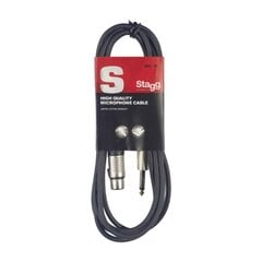 Stagg XLR 6,3 mm, 6 m hinta ja tiedot | Kaapelit ja adapterit | hobbyhall.fi