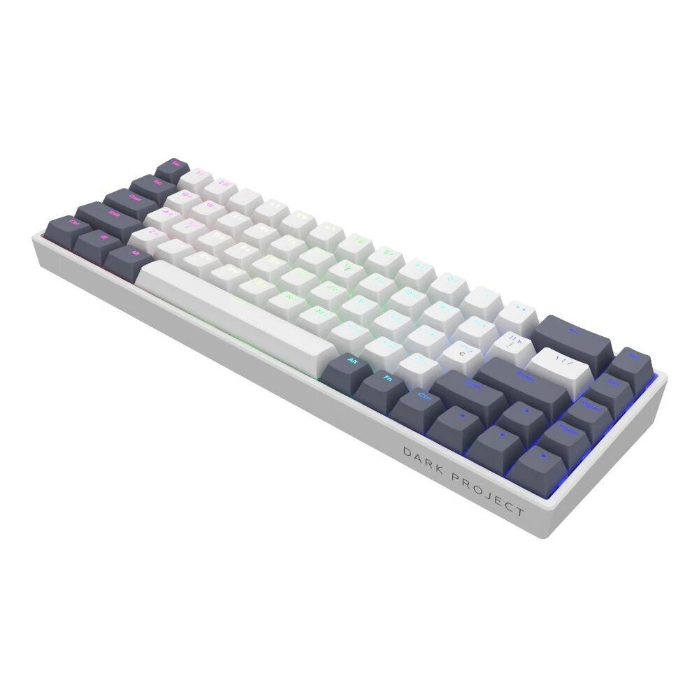 Dark Project KD68B Grey-Blue Teal Switch US hinta ja tiedot | Näppäimistöt | hobbyhall.fi