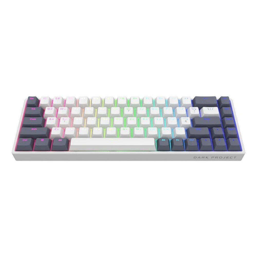 Dark Project KD68B Grey-Blue Teal Switch US hinta ja tiedot | Näppäimistöt | hobbyhall.fi