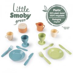 SMOBY Little Green biomuovinen keittiösetti hinta ja tiedot | Kehittävät lelut | hobbyhall.fi