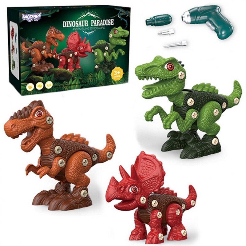 Rakennussetti Dinosaurus, 89 elementtiä hinta ja tiedot | LEGOT ja rakennuslelut | hobbyhall.fi