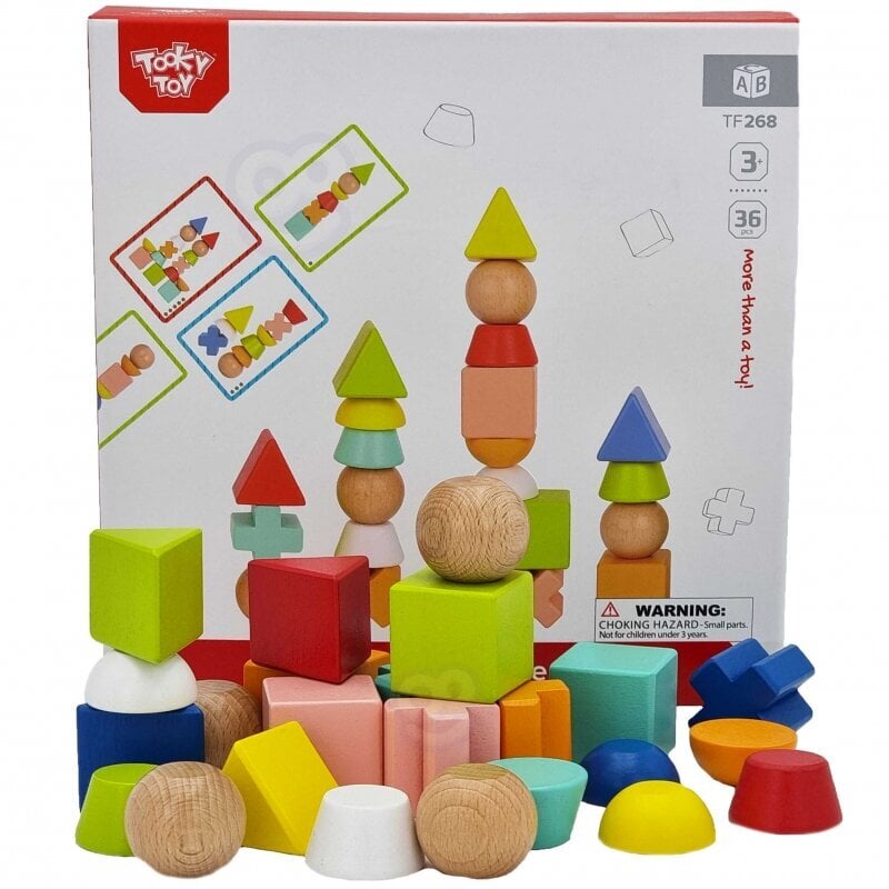 Puinen palapeli - Tooky Toy hinta ja tiedot | Kehittävät lelut | hobbyhall.fi