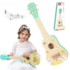 Puinen kitara lapsille - Tooky Toy hinta ja tiedot | Kehittävät lelut | hobbyhall.fi