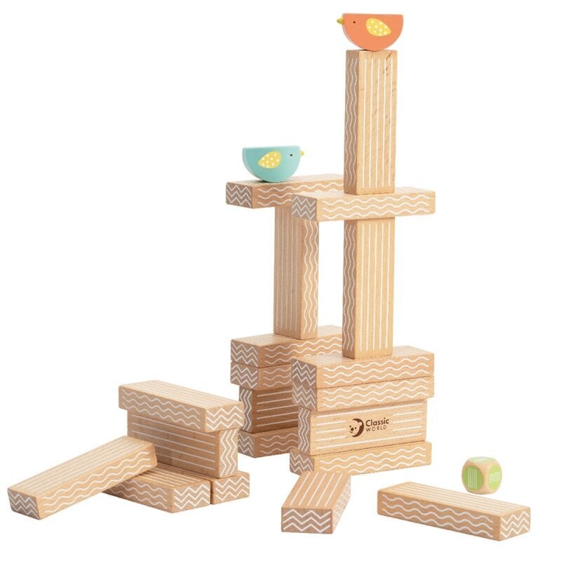 Puinen opetuspeli - Bird Stacking hinta ja tiedot | Kehittävät lelut | hobbyhall.fi