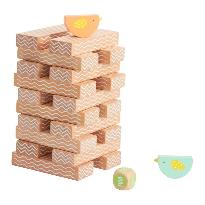 Puinen opetuspeli - Bird Stacking hinta ja tiedot | Kehittävät lelut | hobbyhall.fi