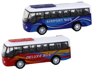 Retrobussit vetolaitteella 4 kpl hinta ja tiedot | Poikien lelut | hobbyhall.fi