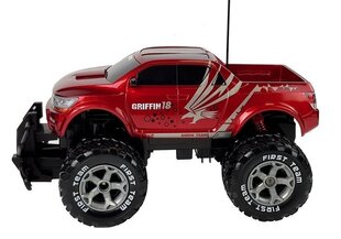 Kauko-ohjattava MONSTER TRUCK Jeep Rampage, punainen hinta ja tiedot | Poikien lelut | hobbyhall.fi