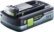 Festool HighPower-akku BP 18 Li 4,0 HPC-ASI 205034 hinta ja tiedot | Käsityökalut | hobbyhall.fi