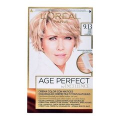 Pysyvä anti-ageing väriaine Excellence Age Perfect L'Oreal Make Up Blonde hinta ja tiedot | Hiusvärit | hobbyhall.fi
