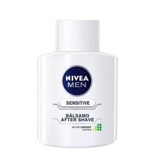After Shave Men Sensitive Nivea (100 ml) hinta ja tiedot | Parranajo ja karvanpoisto | hobbyhall.fi
