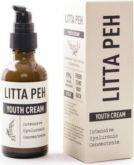 Anti-ageing voide Litta Peh Youth Cream Hyaluronihappo (50 ml) hinta ja tiedot | Kasvovoiteet | hobbyhall.fi