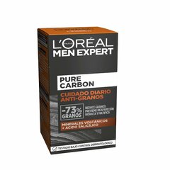 Puhdistusvoide L'Oreal Make Up Men Expert Pure Carbon Kosteuttaja Mattaviimeistely Anti-akne (50 ml) hinta ja tiedot | Kasvovoiteet | hobbyhall.fi