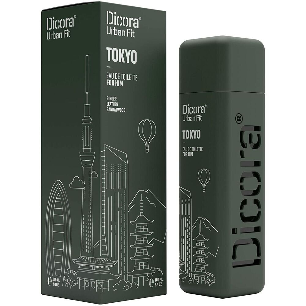 Miesten parfyymi Dicora Urban Fit Tokyo EDT (100 ml) hinta ja tiedot | Miesten hajuvedet | hobbyhall.fi