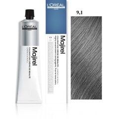 Pysyvä väriaine Majirel Cool Inforced L'Oreal Professionnel Paris Nº 9.1, 50 ml hinta ja tiedot | Hiusvärit | hobbyhall.fi