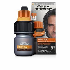 Puolipysyvä sävy L'Oreal Make Up Men Expert One-Twist #3 Brunetti (50 ml) hinta ja tiedot | Hiusvärit | hobbyhall.fi