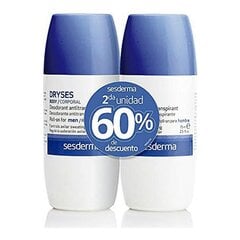 Roll-on-deodorantti Sesderma Dryses Miehet (2 x 75 ml) hinta ja tiedot | Deodorantit | hobbyhall.fi