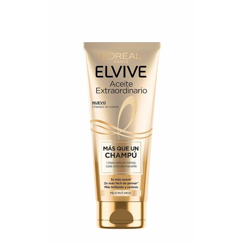 Korjaava shampoo L'Oreal Make Up Elvive Aceite Extraordinario (250 ml) hinta ja tiedot | Shampoot | hobbyhall.fi