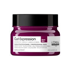 Kosteuttava naamio L'Oreal Professionnel Paris Curl Expression Kiharat hiukset (250 ml) hinta ja tiedot | Naamiot, öljyt ja seerumit | hobbyhall.fi