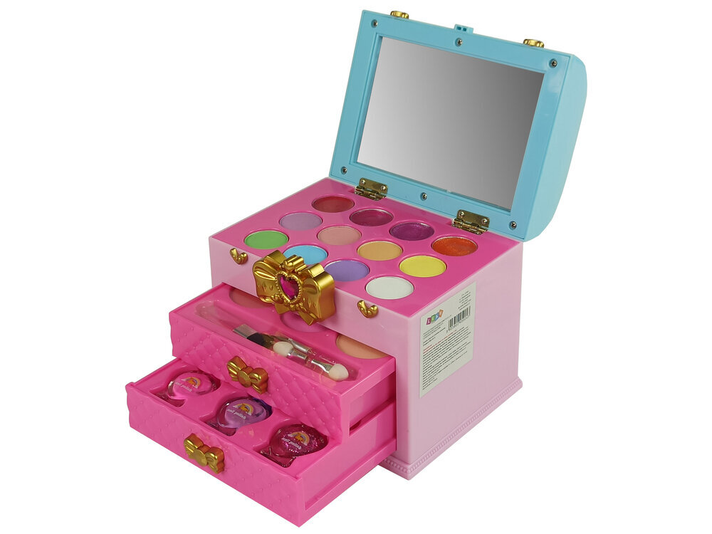 Make-up Beauty Set meikkilaatikko vaaleanpunainen keula hinta ja tiedot | Lasten ja äitiysajan kosmetiikka | hobbyhall.fi