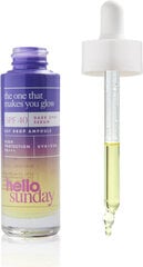 Kasvoseerumi Hello Sunday The One That Makes You Glow Dark Spot SPF 40 (30 ml) hinta ja tiedot | Kasvoöljyt ja seerumit | hobbyhall.fi