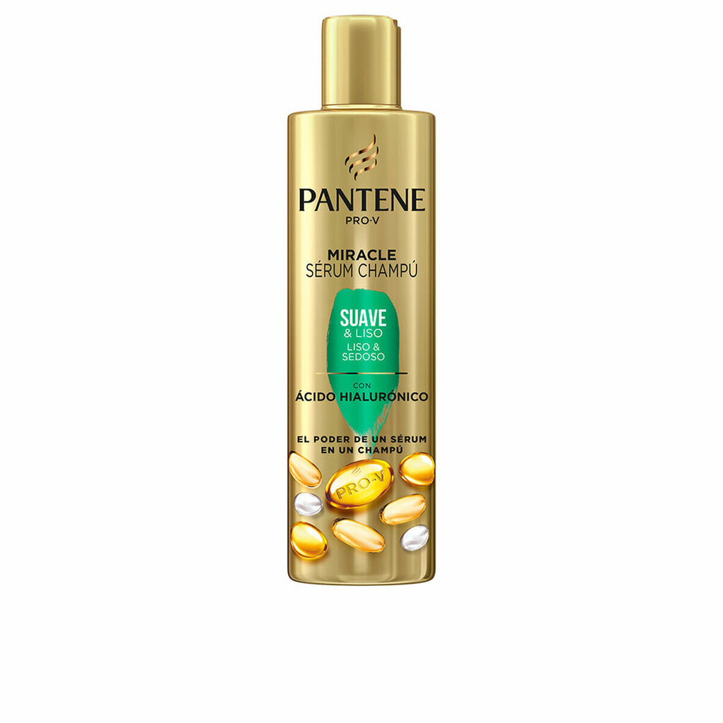 Pantene Miracle Suave y Liso Champú 225ml hinta ja tiedot | Shampoot | hobbyhall.fi