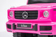 Mercedes Benz G350D -leluauto, vaaleanpunainen hinta ja tiedot | Vauvan lelut | hobbyhall.fi