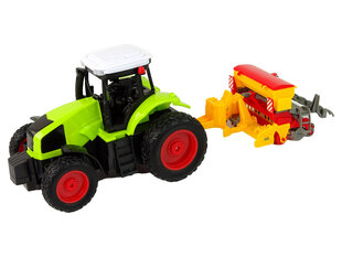Kauko-ohjattava traktori R/C-painikkeella 1:16, vihreä hinta ja tiedot | Poikien lelut | hobbyhall.fi