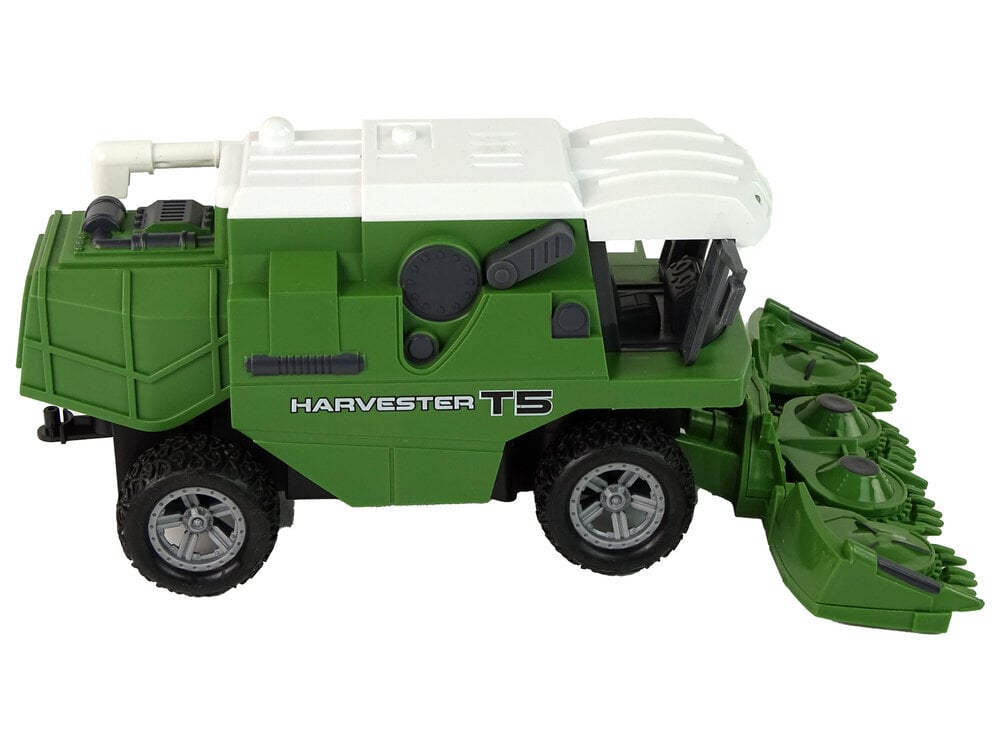 Kauko-ohjattava vihreä harvesteri, 29 cm hinta ja tiedot | Poikien lelut | hobbyhall.fi