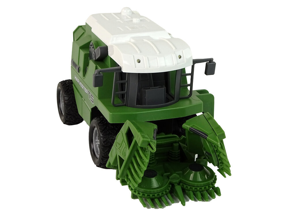 Kauko-ohjattava vihreä harvesteri, 29 cm hinta ja tiedot | Poikien lelut | hobbyhall.fi