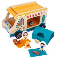 Tooky Toy puinen matkailuauto hinta ja tiedot | Kehittävät lelut | hobbyhall.fi