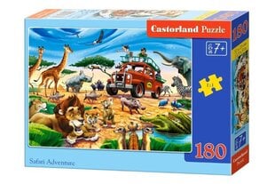 Castorland Safari Adventure palapeli, 180 palaa hinta ja tiedot | Palapelit | hobbyhall.fi