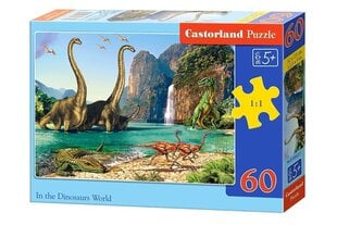 Castorland Dinosaurusten maailmassa palapeli, 60 palaa hinta ja tiedot | Palapelit | hobbyhall.fi