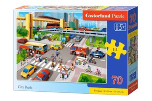 Castorland City Rush palapeli, 70 palaa hinta ja tiedot | Palapelit | hobbyhall.fi