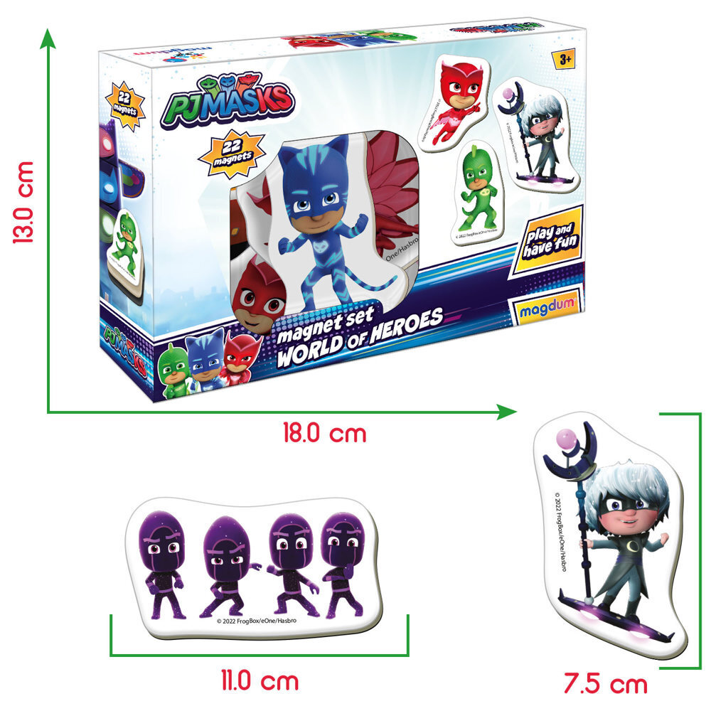 Magneettisarja - Pj Masks hinta ja tiedot | Kehittävät lelut | hobbyhall.fi