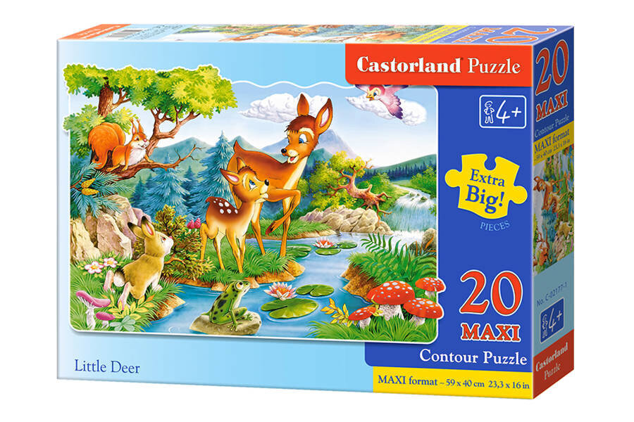 Castorland Little Deer Puzzle, 20 palaa hinta ja tiedot | Palapelit | hobbyhall.fi