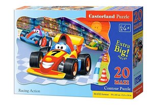 Castorland Racing Action Puzzle, 20 palaa hinta ja tiedot | Palapelit | hobbyhall.fi