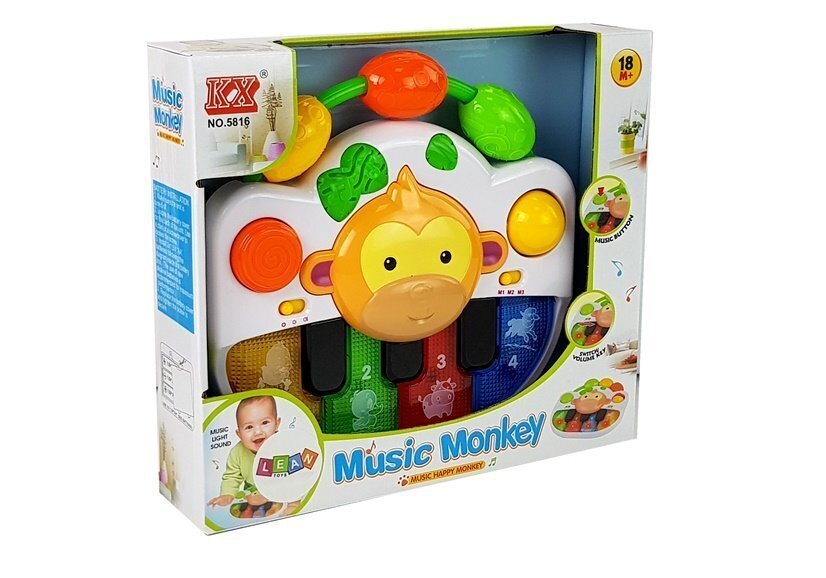 Interaktiivinen piano Monkey hinta ja tiedot | Kehittävät lelut | hobbyhall.fi