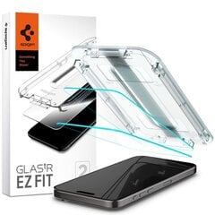 Näytönsuoja Spigen Glastr Ez Fit, iPhone 15 Pro hinta ja tiedot | Näytönsuojakalvot ja -lasit | hobbyhall.fi