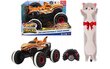 Hot Wheels Monster Trucks Tiger + pehmotyyny 50cm hinta ja tiedot | Poikien lelut | hobbyhall.fi