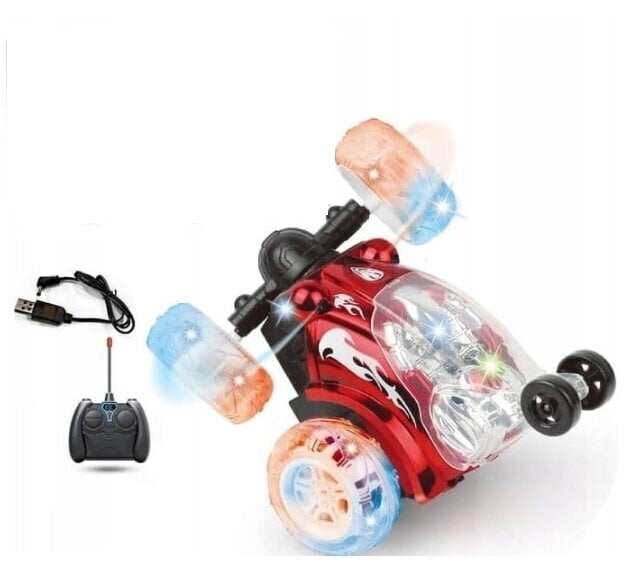 Leluauto Twister Acrobat + pehmotyyny Cat, 50 cm hinta ja tiedot | Poikien lelut | hobbyhall.fi