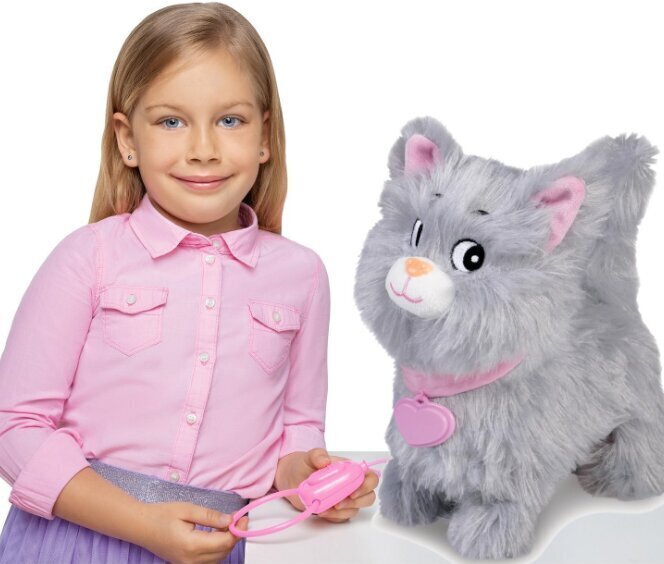 Interaktiivinen kissanpentu Natalia + pehmotyyny Cat, 50 cm hinta ja tiedot | Tyttöjen lelut | hobbyhall.fi