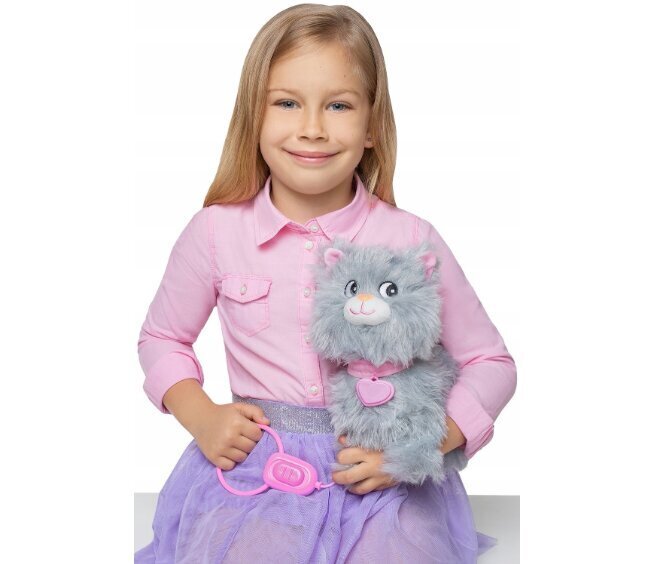 Interaktiivinen kissanpentu Natalia + pehmotyyny Cat, 50 cm hinta ja tiedot | Tyttöjen lelut | hobbyhall.fi